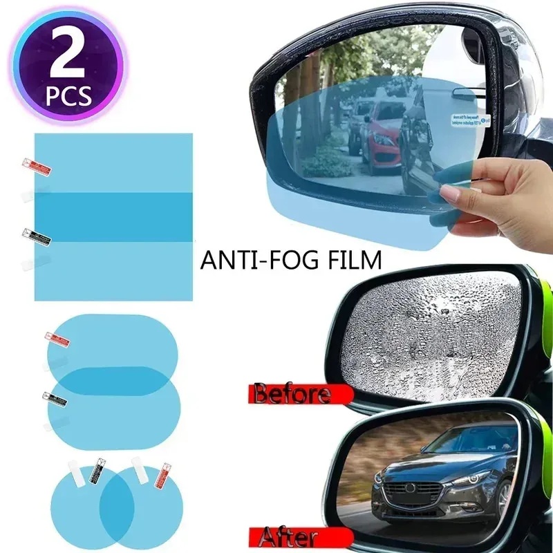 Anti Glare Car Rearview Mirror Film - Araba Dikiz Aynası Koruyucu Film, Buğu