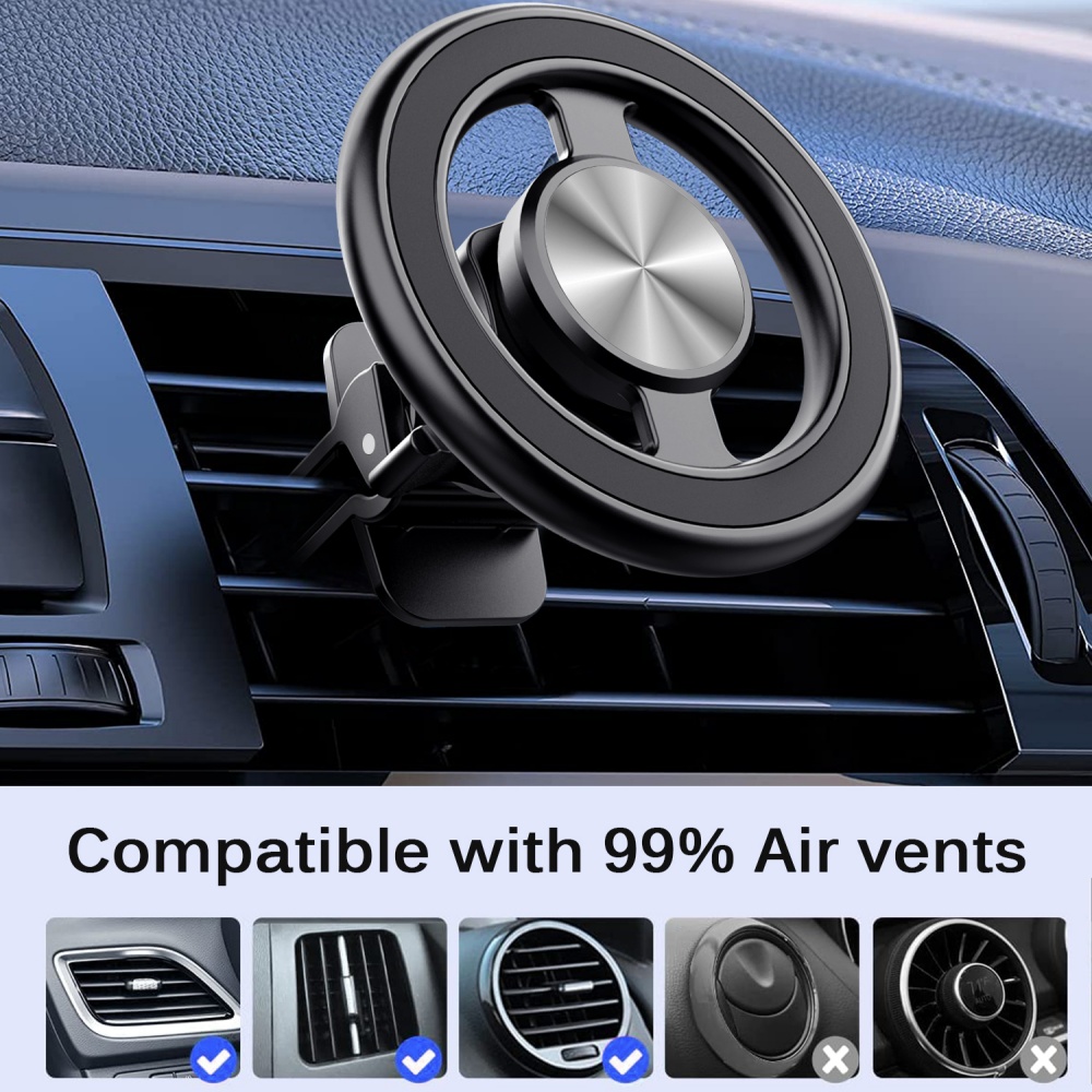 Magnetic Phone Holder For Car Vent - Manyetik Araç Telefon Tutucu Mini Evrensel