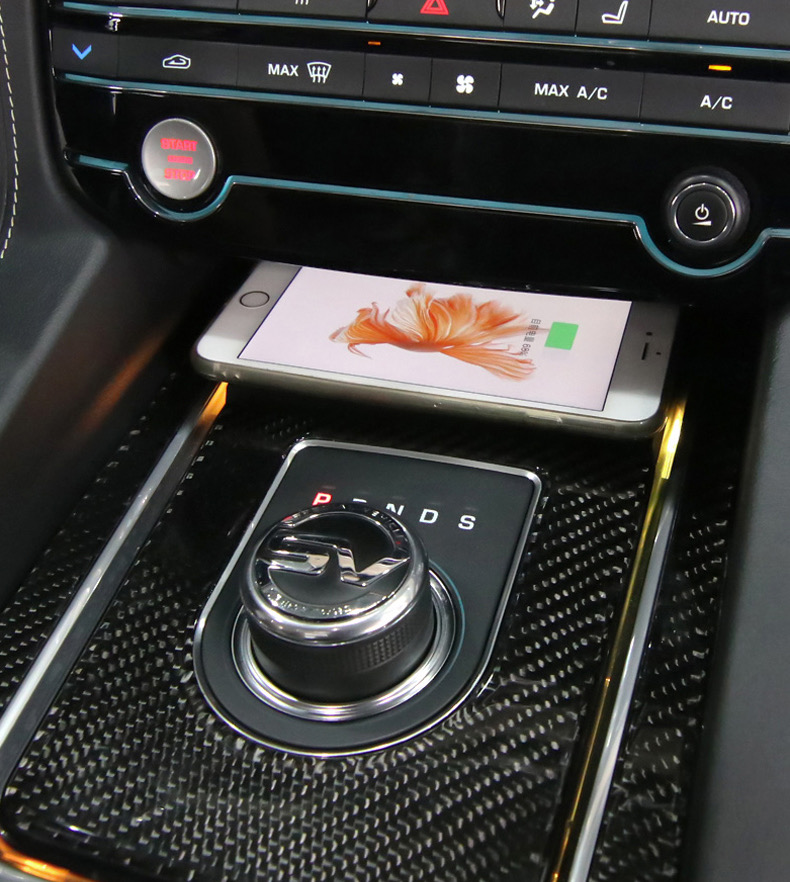 Jaguar F pace XE XF XFL için 1 - Wireless Car Charger Mount Fast Charging incelemesi ve fiyatı