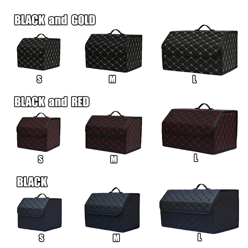 Katlanabilir PU Deri Araba Bag - Car Trunk Organizer Foldable Storage Box incelemesi ve fiyatı