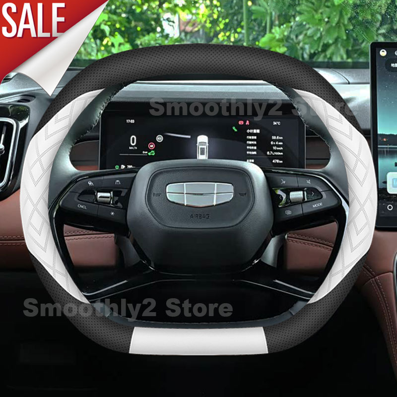 Geely EX5 Galaxy E5 EX5 Starra - Car Steering Wheel Cover Anti Slip Breathable incelemesi ve fiyatı