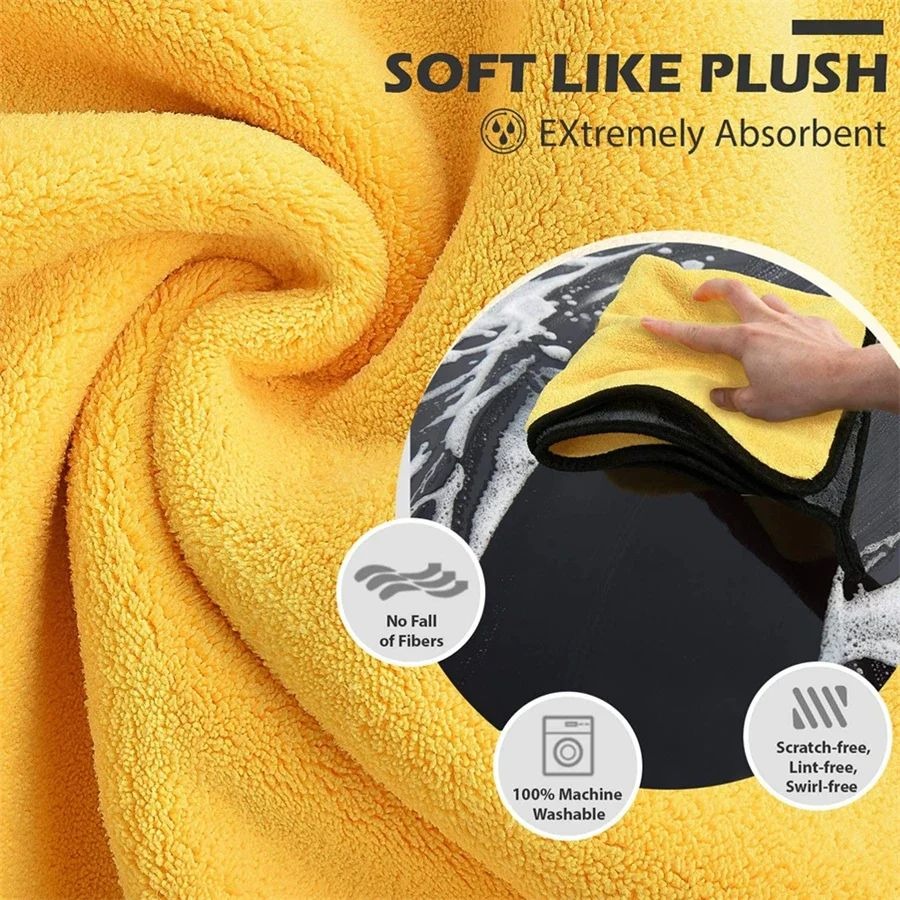 1/5/10 adet mikrofiber araba y - Microfiber Car Drying Towel Super Absorbent incelemesi ve fiyatı